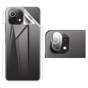 Xiaomi 11 Lite Clear Back Kit: Jelly Film + Camera Lens Protector - Image 2