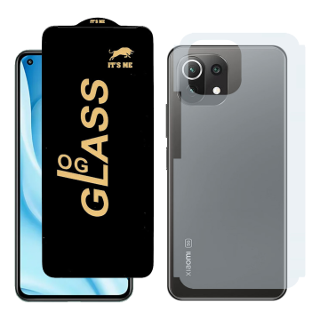 Xiaomi 11 Lite Combo: OG Glass Screen Protector + Carbon Back Skin - Image 2