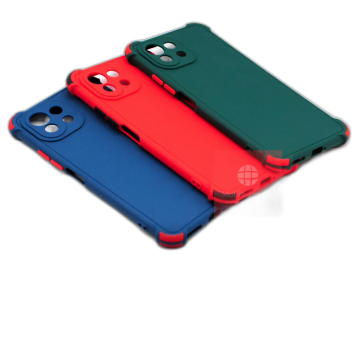 Xiaomi Mi 11 Lite Multicolour Soft Plain Bumper Cover - Image 2