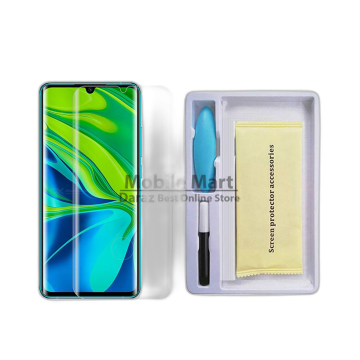 Xiaomi Mi Note 10 Front UV Tempered Glass Protector For Fully Curved Glass For Xiaomi Mi Note 10 - Image 2