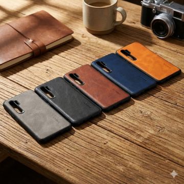 Xiaomi Mi Note 10 Lite Soft Leather Cover - Image 2