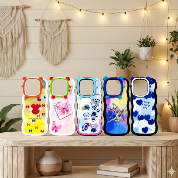 Xiaomi Poco C55 Fancy Wave Style Cartoon Printed Case Mobile Cover - Image 2