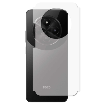 Xiaomi Poco C75 Back Protector Carbon Fiber Matte Soft Skin Sheet - Image 2