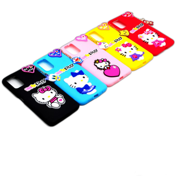 Xiaomi Poco M3 Back Cover Hello Kitty Braslate Chain Soft Poco M3 Case For Girls - Image 2