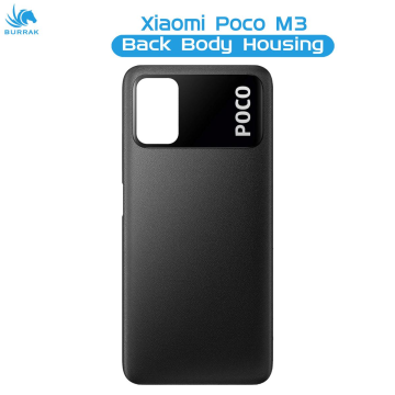 Xiaomi Poco M3 Rear Back Body Casing Housing Replacement Battery Back Door For Xiaomi Poco M3 - Black - Image 2