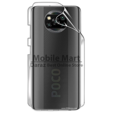Xiaomi Poco X3 Back Protection Clear Jelly Soft Ultra Clear Jell For Xiaomi Poco X3  - Image 2