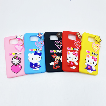Xiaomi Poco X3 Hello Kitty Mickey Mouse Braslate Chain Soft Girls Case Cover