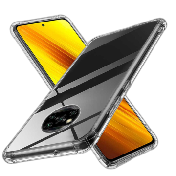 Xiaomi Poco X3 Pro Transparent Extra Bumper Anti Shock Crystal Clear Case
