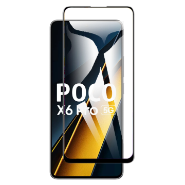 Xiaomi Poco X6 Pro Full Screen Protector 9D Tempered Glass Protector For Xiaomi Poco X6 Pro  - Image 2