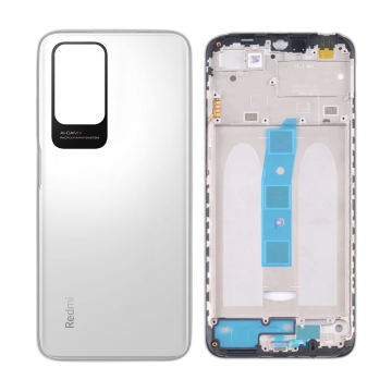 Xiaomi Redmi 10 Rear Complete Body Casing Housing Replacement For Redmi 10 - White - Image 2