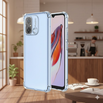 Xiaomi Redmi 12C - Poco C55 Transparent Anti Shock Soft Crystal Clear Case - Image 2
