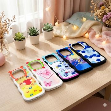 Xiaomi Redmi 12C Poco C55 Wave Cartoon Printed Mobile Cover - Image 2