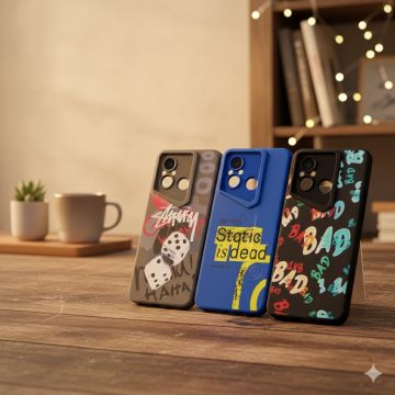 Xiaomi Redmi 12C Soft Matte Camera Protection Mobile Cover