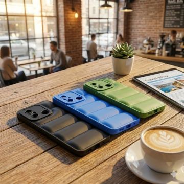 Xiaomi Redmi 12C Soft Puff Case Multicolour Mobile Cover - Image 2