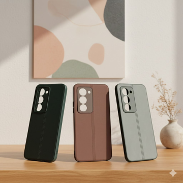 Xiaomi Redmi 15 Slim Shockproof Leather Cover - Image 2