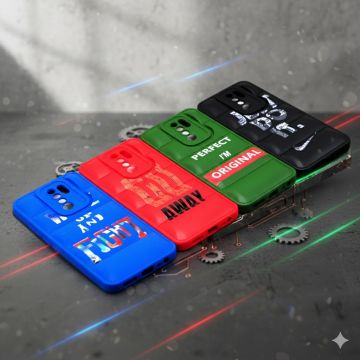 Xiaomi Redmi 9 Multicolour Soft Puff Case Cover