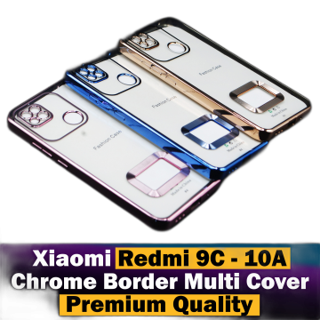Xiaomi Redmi 9c Back Cover Soft Multi Chrome Border Camera Protection Cover For Xiaomi Redmi 9c - Image 2