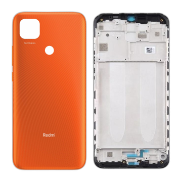Xiaomi Redmi 9C Rear Complete Body Casing Housing Replacement For Redmi 9C - Orange - Image 2