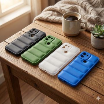 Xiaomi Redmi A2 Plus Multicolour Soft Puff Case Mobile Cover - Image 2