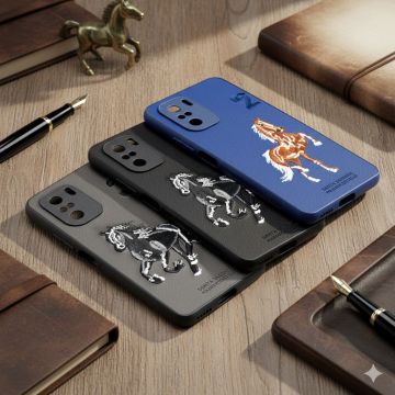 Xiaomi Redmi K40 Back Cover POLO Design Leather Type Soft For Xiaomi Redmi K40 - Image 2