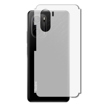 Xiaomi Redmi K40 Back Protector Carbon Fiber Matte Soft Skin Sheet - Image 2