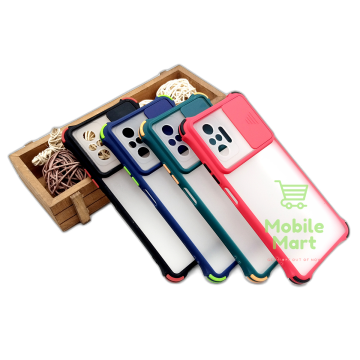 Xiaomi Redmi Note 10 Pro Smoky Matte Window Shutter Camera Protector Case Cover