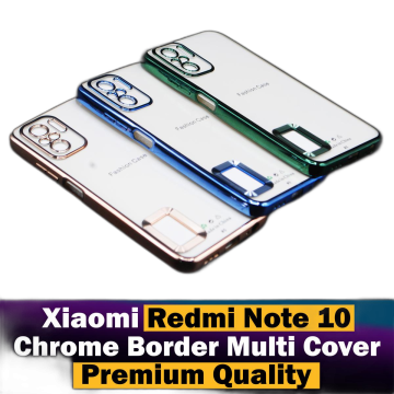 Xiaomi Redmi Note 10 Soft Multi Chrome Border Camera Protection Mobile Cover - Image 2