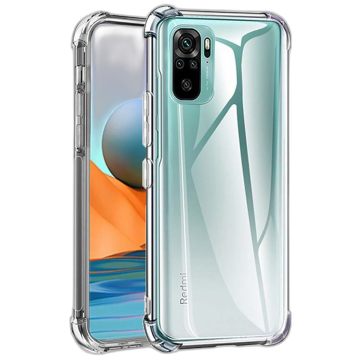 Xiaomi Redmi Note 10 Transparent Extra Bumper Anti Shock Soft Crystal Clear Case