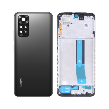 Xiaomi Redmi Note 11 Rear Complete Body Casing Housing Replacement For Redmi Note 11 - Black - Image 2