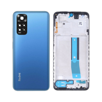 Xiaomi Redmi Note 11 Rear Complete Body Casing Housing Replacement For Redmi Note 11 - Blue - Image 2