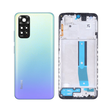 Xiaomi Redmi Note 11 Rear Complete Body Casing Housing Replacement For Redmi Note 11 - Sky Blue - Image 2