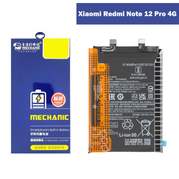 Xiaomi Redmi Note 12 Pro 4G Battery Replacement - Mechanics 5000mAh (BP4K) - Image 2