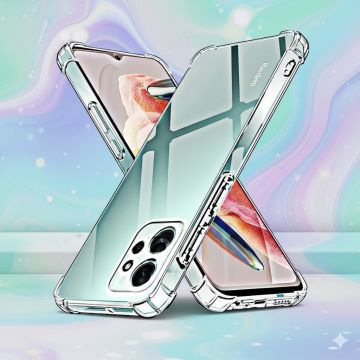 Xiaomi Redmi Note 12 Transparent Anti Shock Soft Crystal Clear Case - Image 2