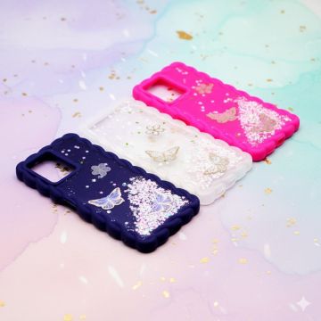 Xiaomi Redmi Note 12 Wave Style Glitter Mobile Cover - Image 2
