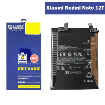 Xiaomi Redmi Note 12T Battery Replacement - Mechanics 5000mAh (BP4K) - Image 2