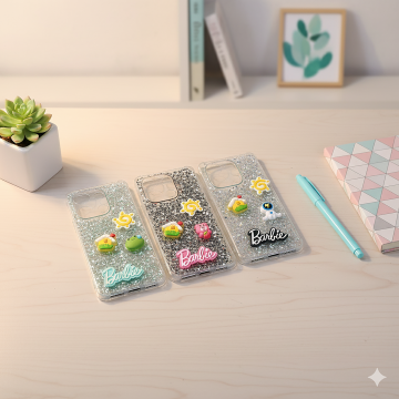 Xiaomi Redmi Note 13 Barbie Glitter Girls Mobile Cover - Image 2