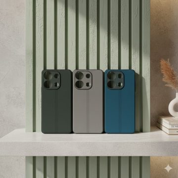 Xiaomi Redmi Note 13 Luxury Leather Stuff Back Cover - Image 2