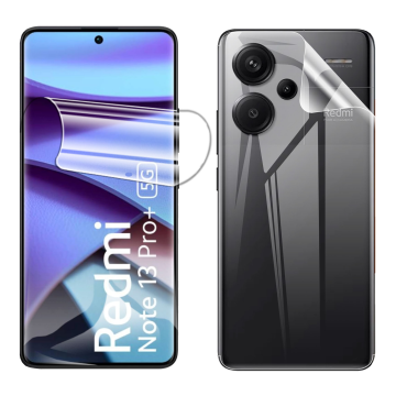 Xiaomi Redmi Note 13 Pro Plus Front & Back Protection Clear Jelly Soft Ultra Clear Jell For Xiaomi Redmi Note 13 Pro Plus  - Image 2