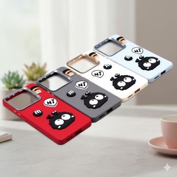 Xiaomi Redmi Note 14 Soft Kitty Ring Mobile Cover