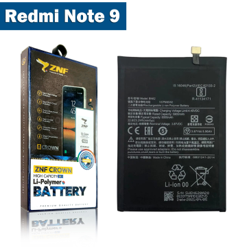 Xiaomi Redmi Note 9 Battery Replacement - ZNF 6000mAh (BN62) - Image 2