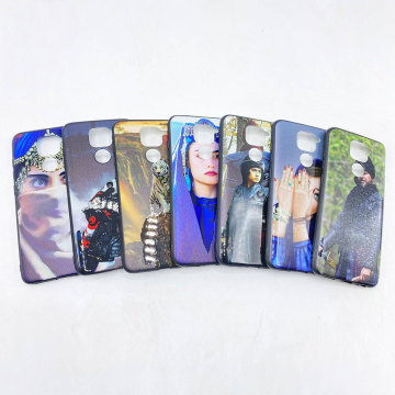Xiaomi Redmi Note 9 Multicolour 3D Design Back Cover - Image 2