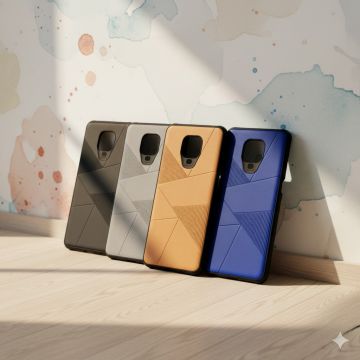 Xiaomi Redmi Note 9 Pro Soft Leather Cover Multicolour - Image 2