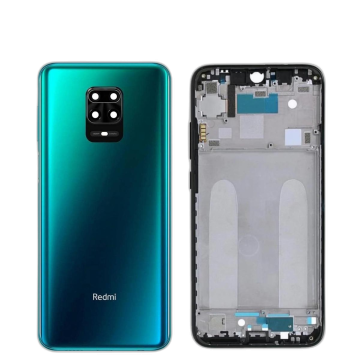 Xiaomi Redmi Note 9s Housing Middle Frame With Side Button and Camera Lens Complete Body Casing Replacement For Redmi Note 9s - Blue - Image 2