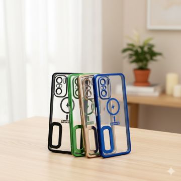 Xioami Poco F3 Multi Chrome Border Camera Protection Cover