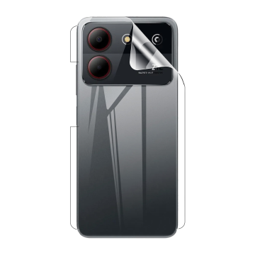 ZTE Blade A54 Back Clear Jelly Protector - Soft Hydrogel Film - Image 2